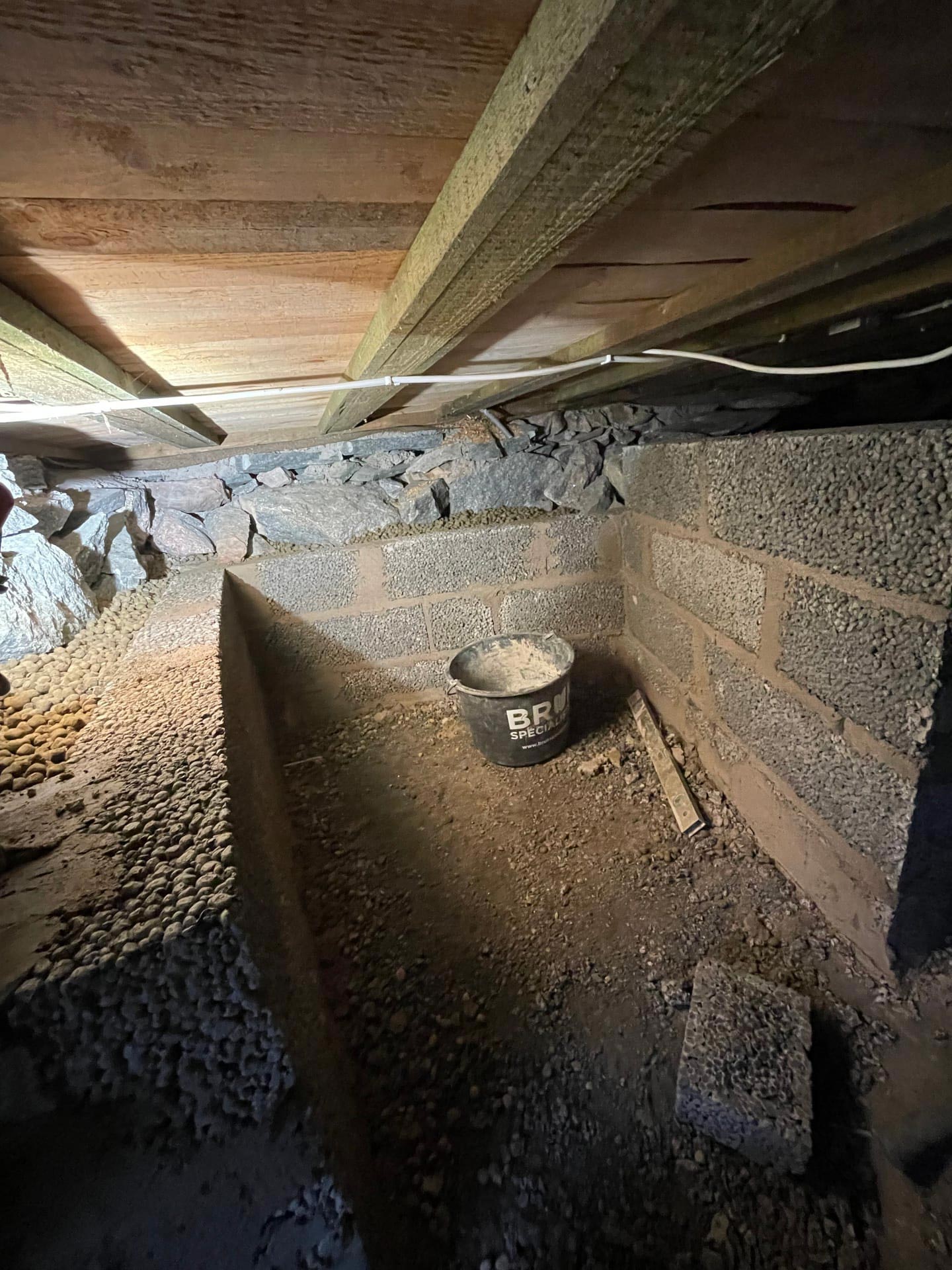 Murade källarväggar Särö – Grönlund Mureri